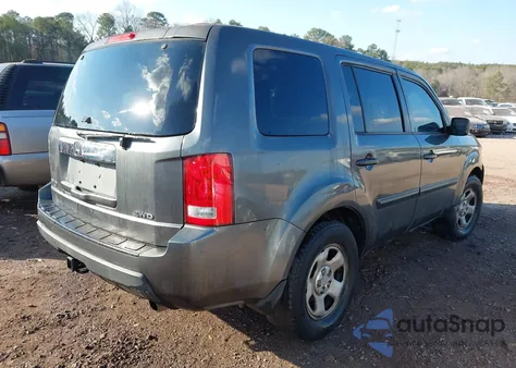 2011 Honda Pilot Lx from USA, damaged, VIN 5FNYF4H29BB018208